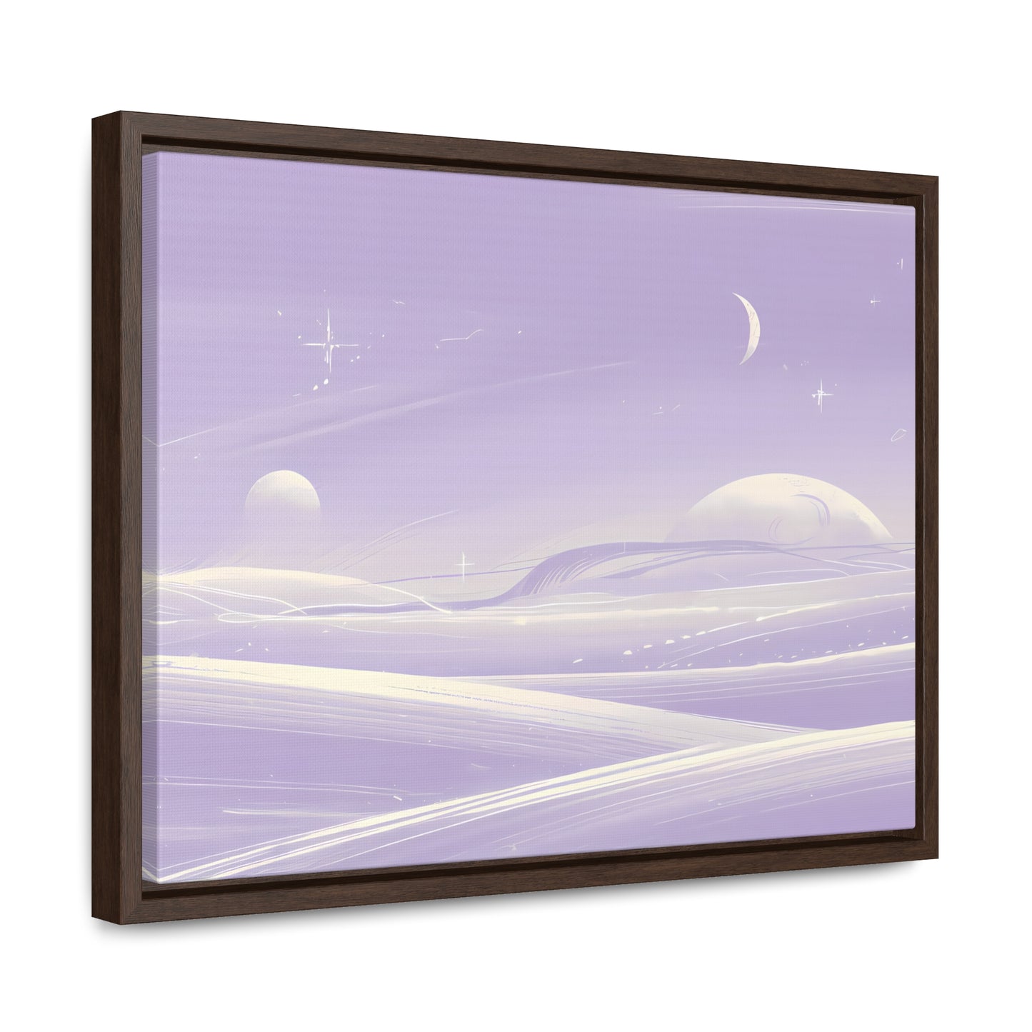 Ethereal Moonscape - Gallery Canvas Wraps, Horizontal Frame