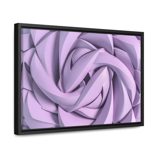 Spiral Petals - Gallery Canvas Wraps, Horizontal Frame