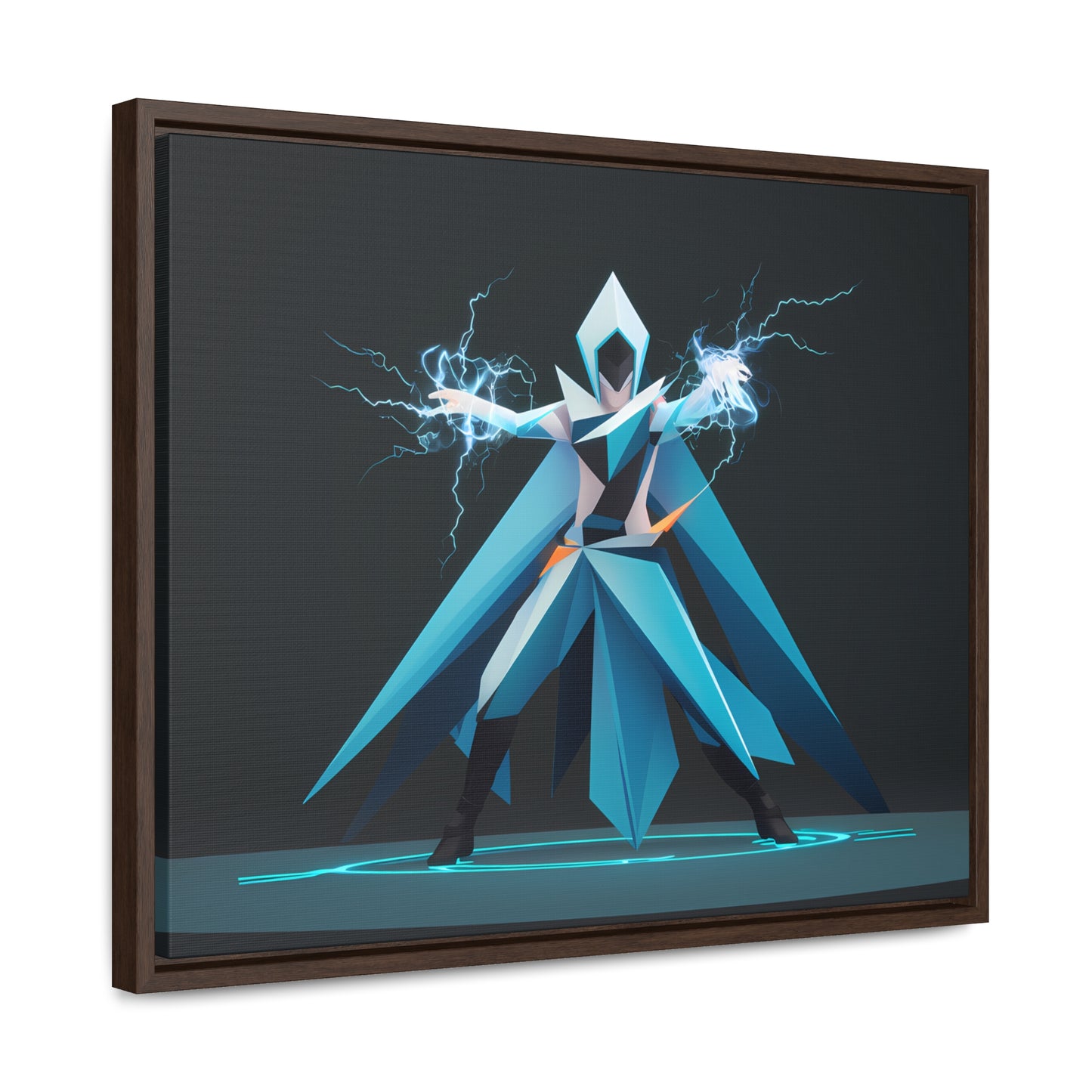 Stormbound Sentinel - Gallery Canvas Wraps, Horizontal Frame