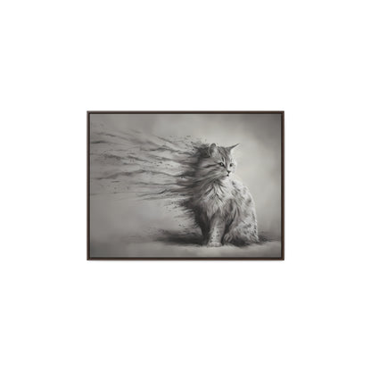 Ephemeral Whiskers - Gallery Canvas Wraps, Horizontal Frame