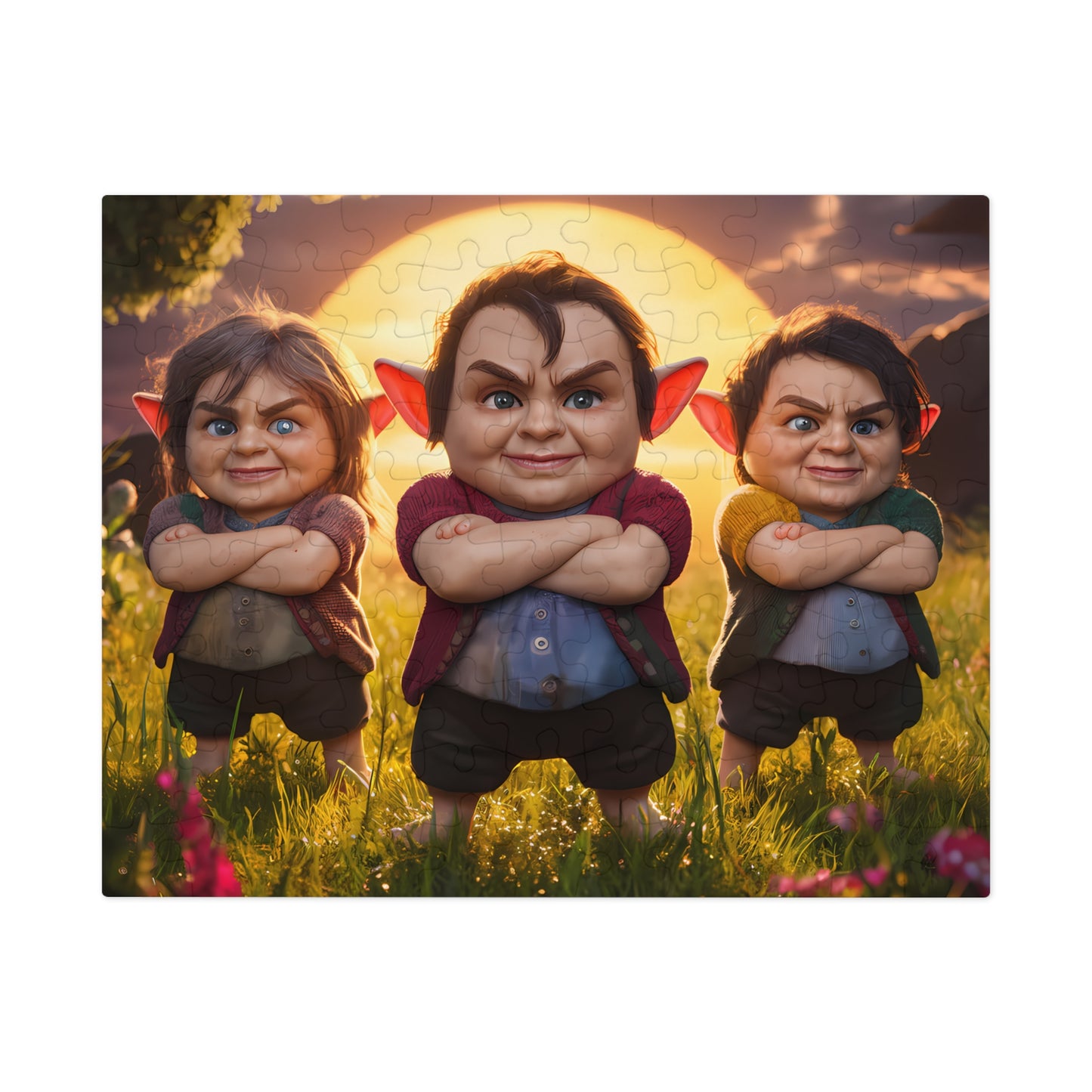 A Gang of "Gnomes" - Jigsaw Puzzle (30, 110, 252, 500,1000-Piece)