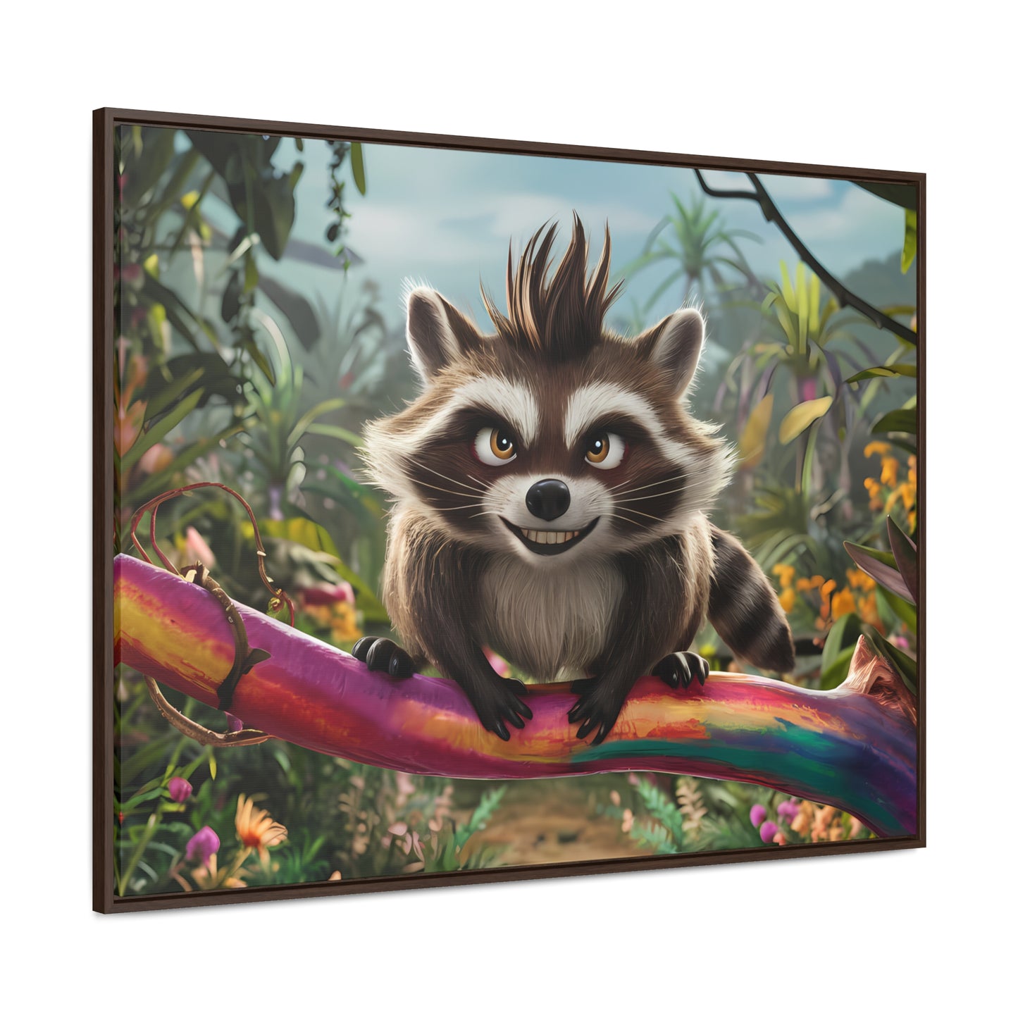 Jungle Mischief - Gallery Canvas Wraps, Horizontal Frame