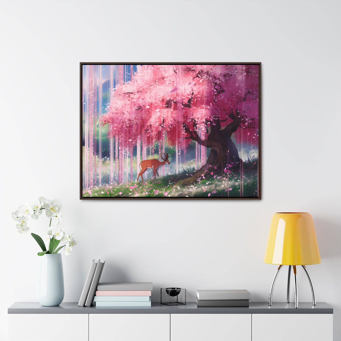 Beneath the Blossoming Canopy - Gallery Canvas Wraps, Horizontal Frame