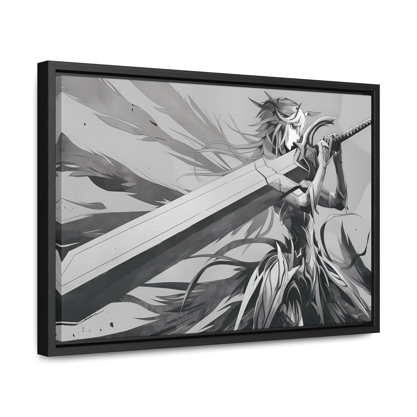 Eclipse of the Blade - Gallery Canvas Wraps, Horizontal Frame