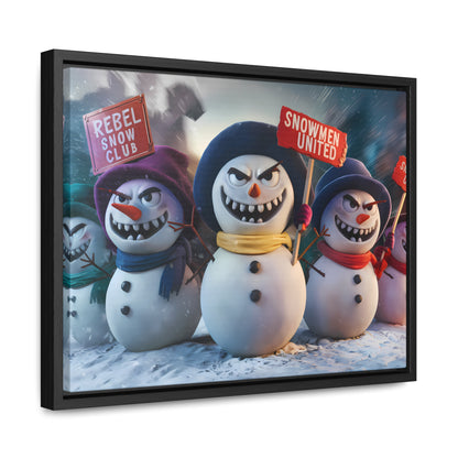 Frosty Revolt - Gallery Canvas Wraps, Horizontal Frame