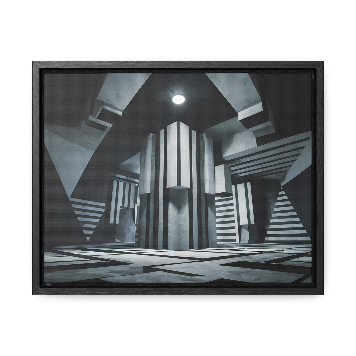 The Geometry of Shadows - Gallery Canvas Wraps, Horizontal Frame