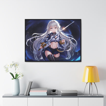 Blade of the Celestial Knight - Gallery Canvas Wraps, Horizontal Frame