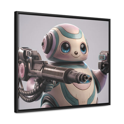 "Adorable Defender" - Gallery Canvas Wraps, Horizontal Frame