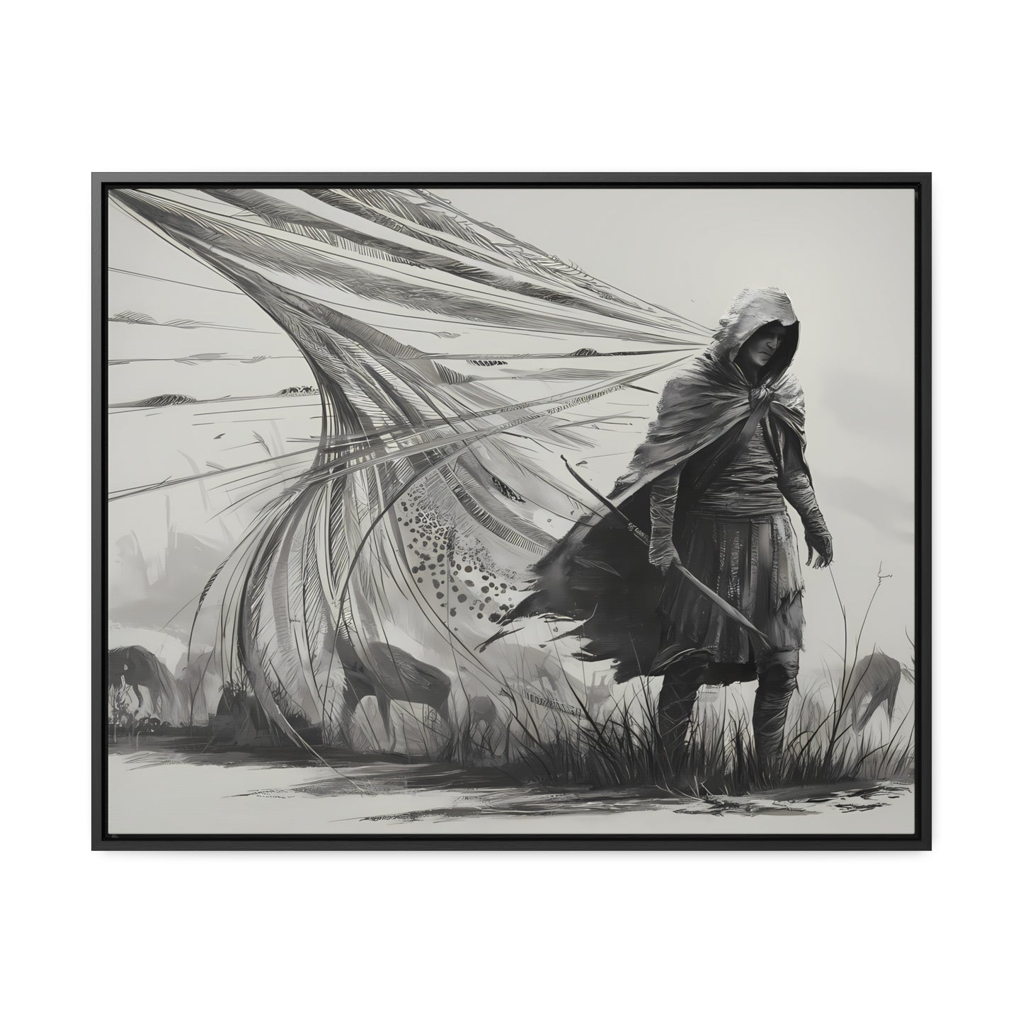 Whispers of the Windwalker - Gallery Canvas Wraps, Horizontal Frame