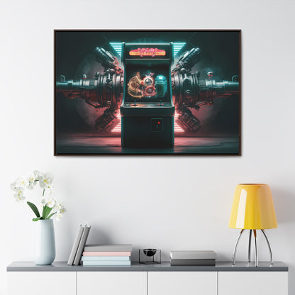 Quantum Arcade Revolution - Gallery Canvas Wraps, Horizontal Frame