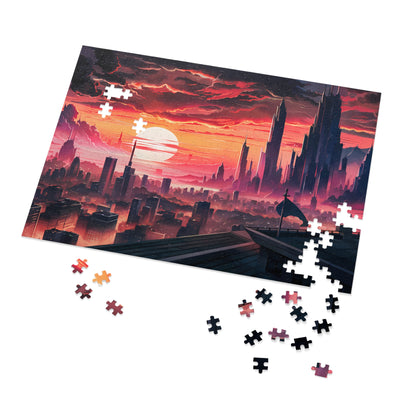 "City of the Eternal Dusk" - Jigsaw Puzzle (30, 110, 252, 500,1000-Piece)