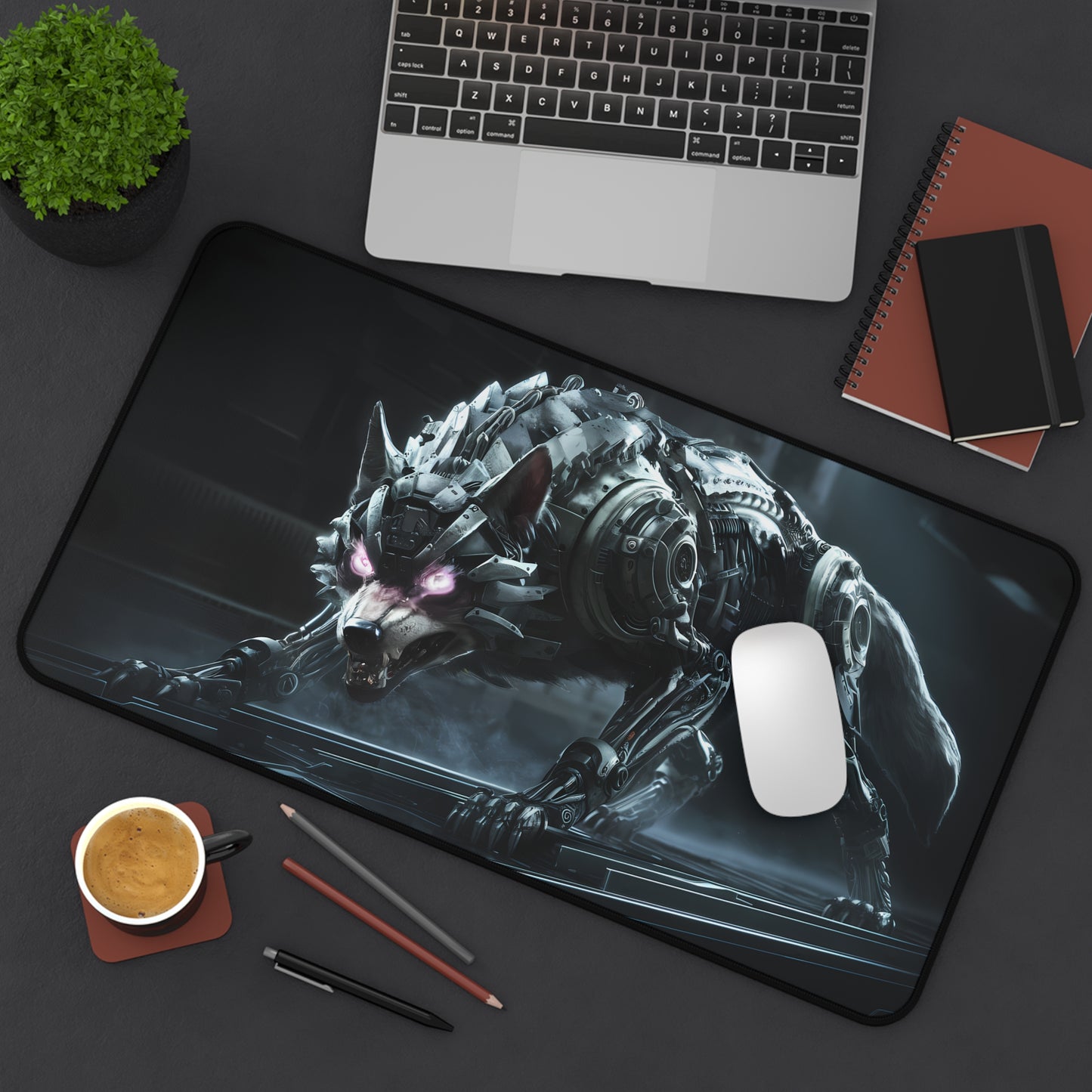 Hannibal Wolf - Desk Mat