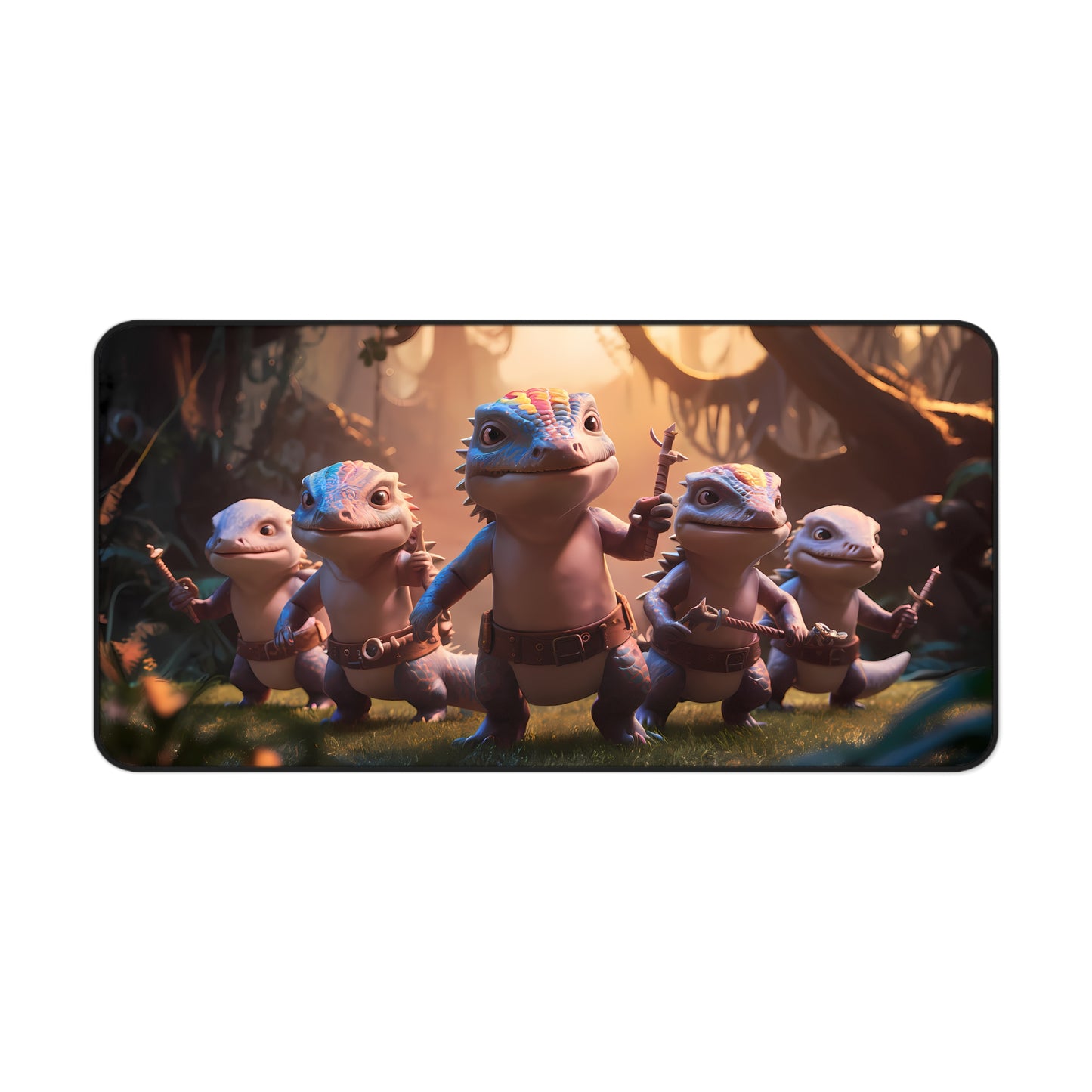 Guardians of the Enchanted Forest - Desk Mat