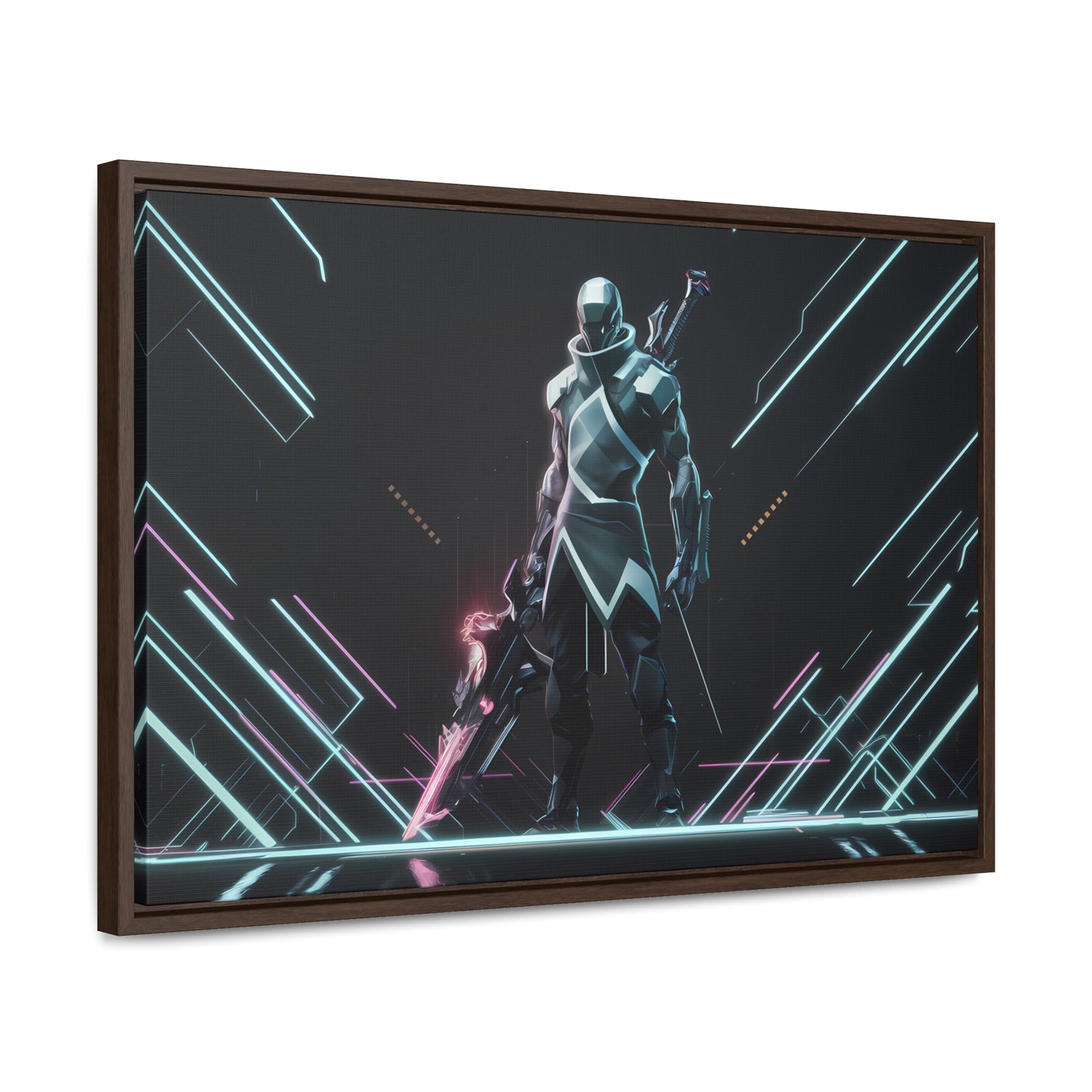 Cybernetic Vanguard - Gallery Canvas Wraps, Horizontal Frame