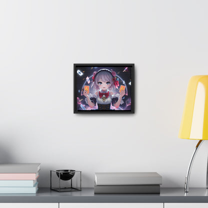 "Arcane Card Mastery" - Gallery Canvas Wraps, Horizontal Frame