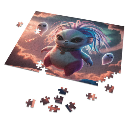 Galactic Spirit Guardian in the Ethereal Realm - Jigsaw Puzzle (30, 110, 252, 500,1000-Piece)