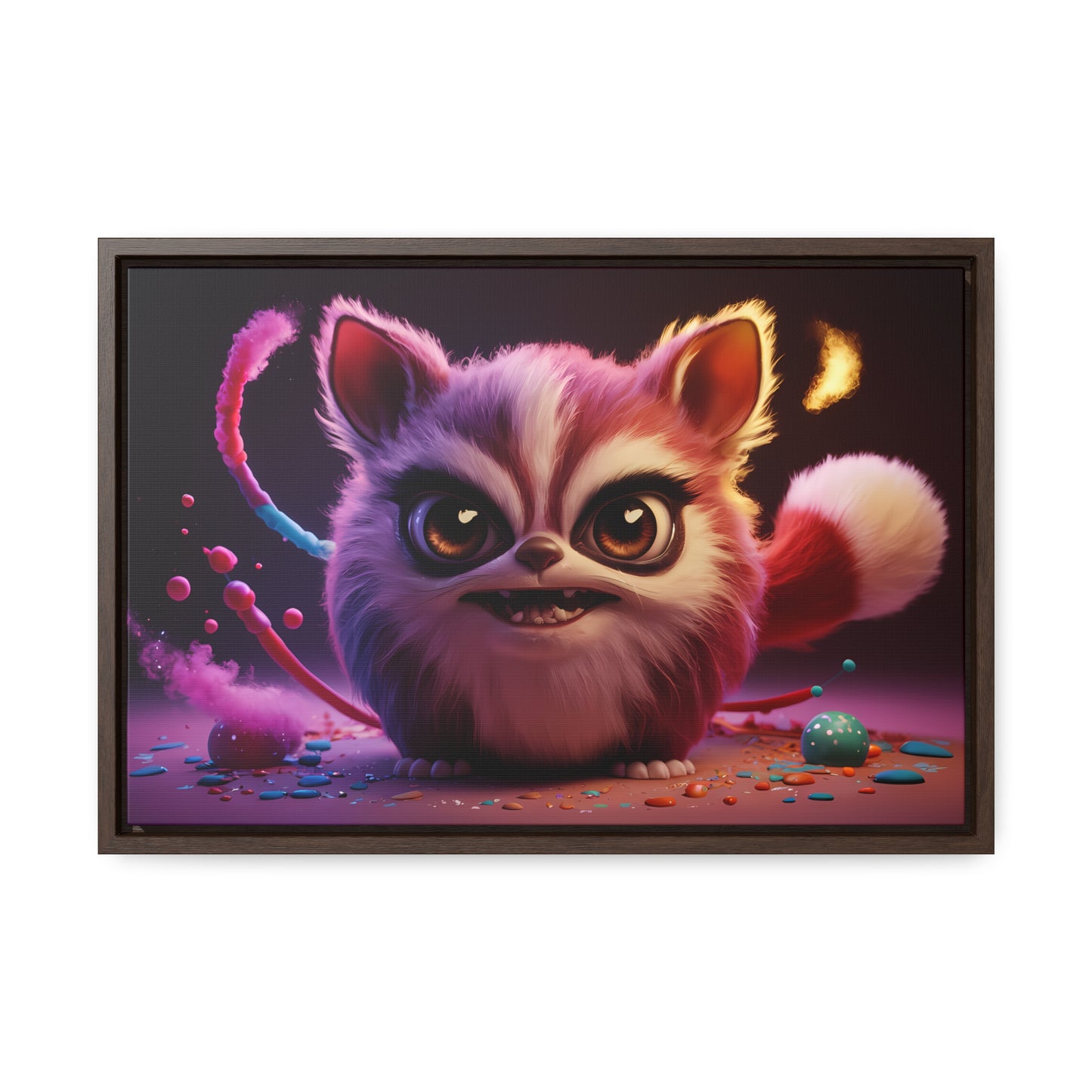 Cosmic Candy Critter - Gallery Canvas Wraps, Horizontal Frame