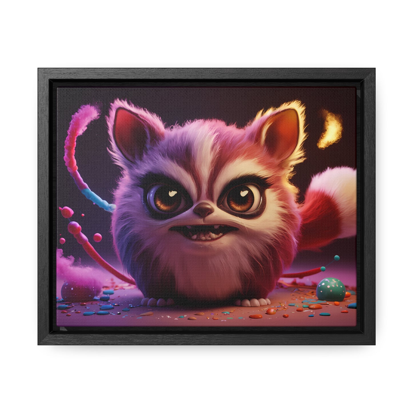 Cosmic Candy Critter - Gallery Canvas Wraps, Horizontal Frame