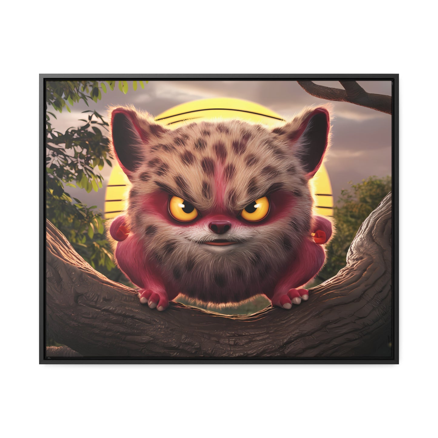 Guardian of the Sunset Forest - Gallery Canvas Wraps, Horizontal Frame