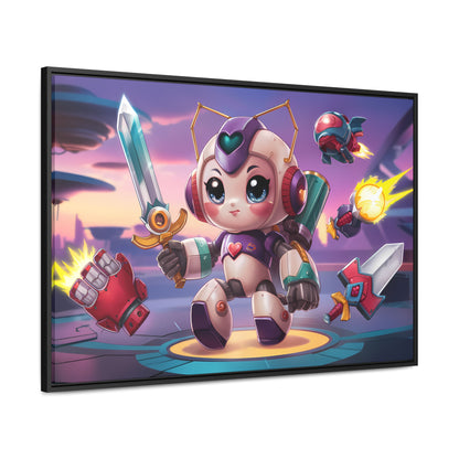 Battle Bot Hero - Gallery Canvas Wraps, Horizontal Frame