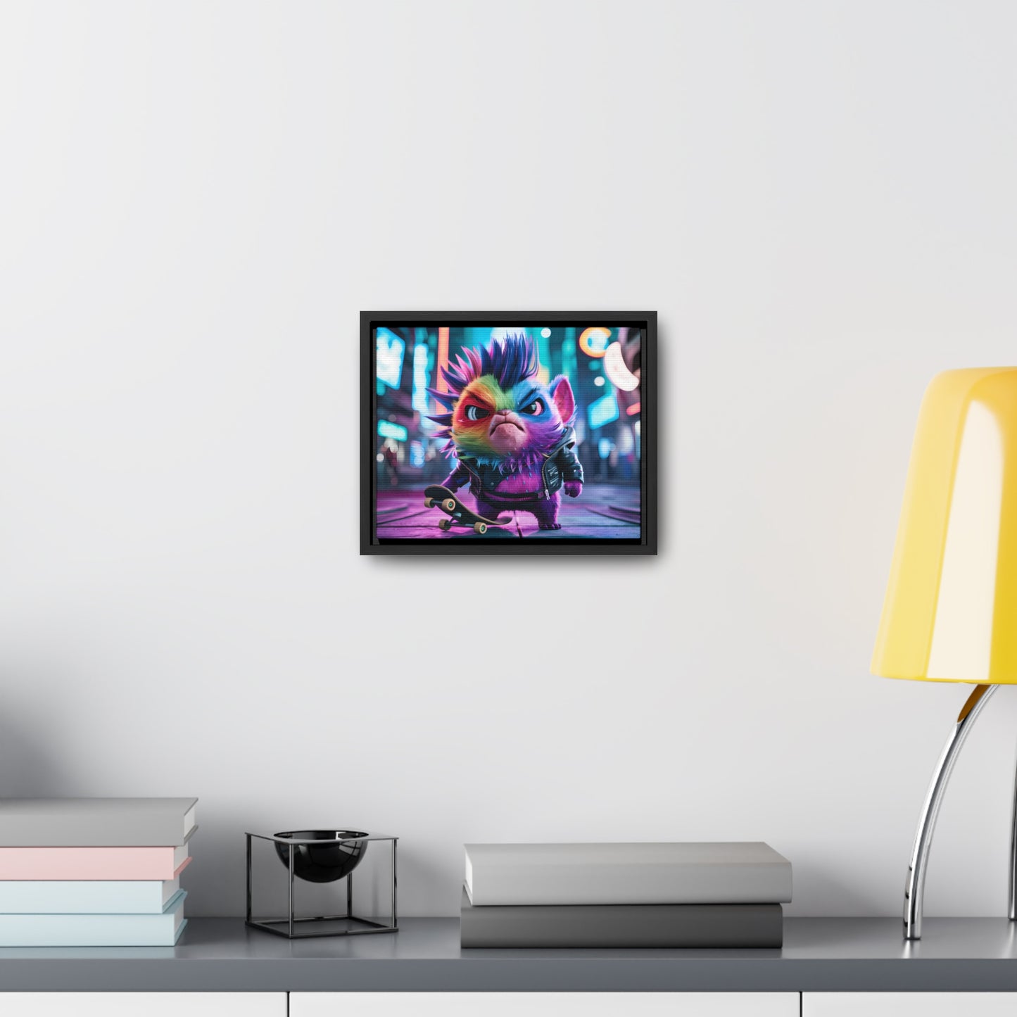 Skateboarding Punk - Gallery Canvas Wraps, Horizontal Frame