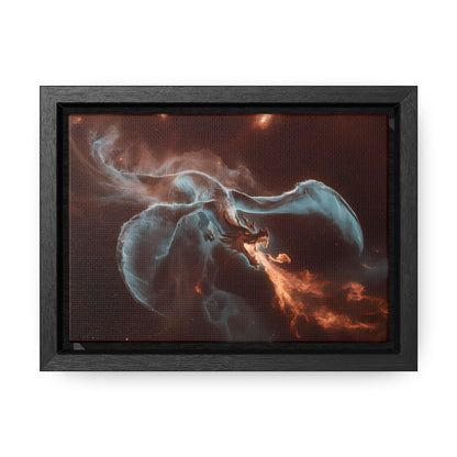 Celestial Inferno Dragon - Gallery Canvas Wraps, Horizontal Frame