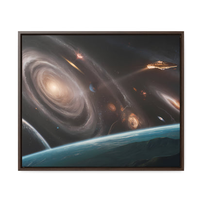 Galactic Odyssey - Gallery Canvas Wraps, Horizontal Frame