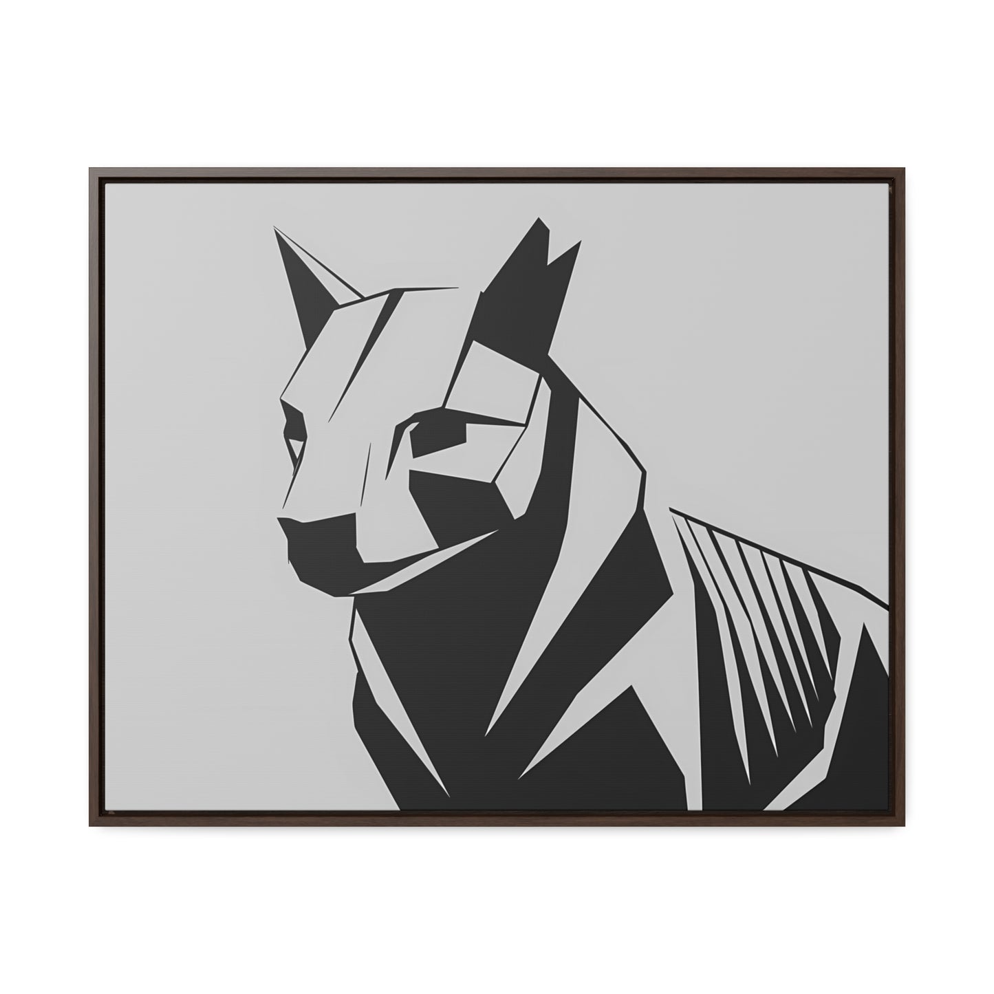 Geometric Guardian - Gallery Canvas Wraps, Horizontal Frame