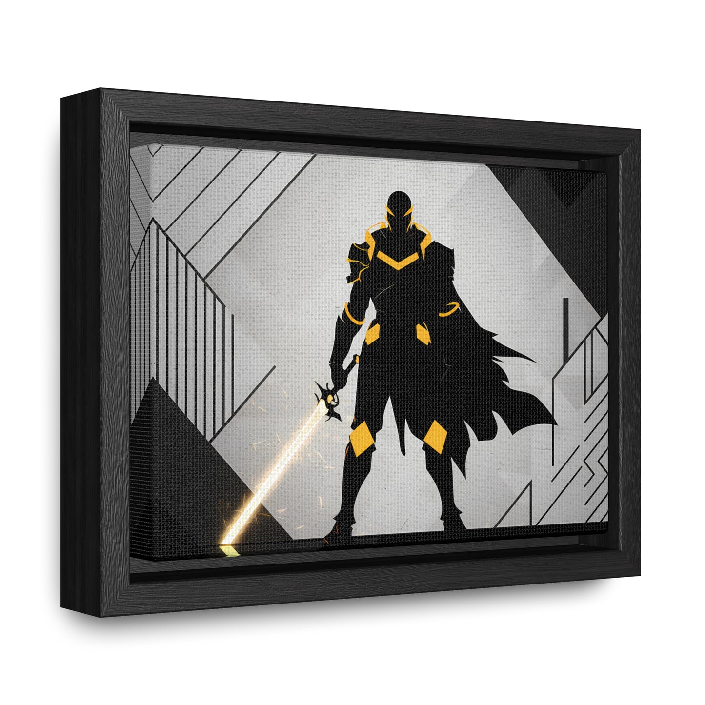 The Sentinel of Shadows - Gallery Canvas Wraps, Horizontal Frame