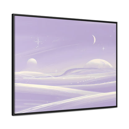 Ethereal Moonscape - Gallery Canvas Wraps, Horizontal Frame