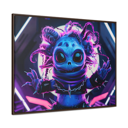 Alien Punk Starlet - Gallery Canvas Wraps, Horizontal Frame