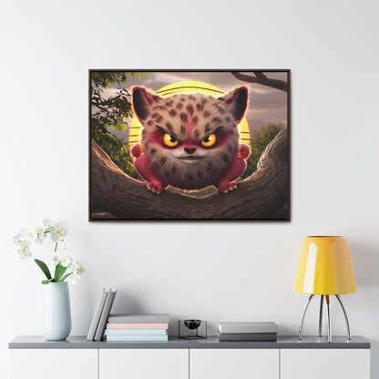 Guardian of the Sunset Forest - Gallery Canvas Wraps, Horizontal Frame