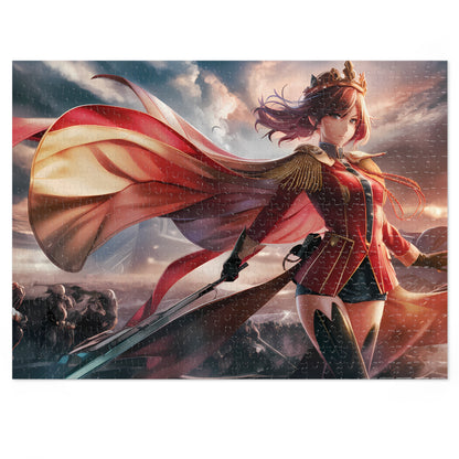 "Queen of the Crimson Dawn" - Jigsaw Puzzle (30, 110, 252, 500,1000-Piece)