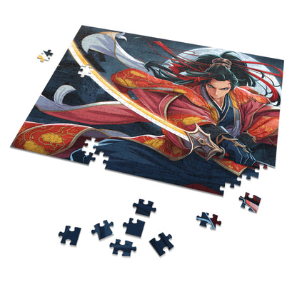 Moonlit Swordmaster - Jigsaw Puzzle (30, 110, 252, 500,1000-Piece)