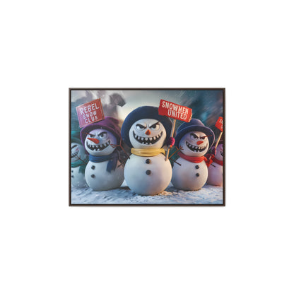 Frosty Revolt - Gallery Canvas Wraps, Horizontal Frame