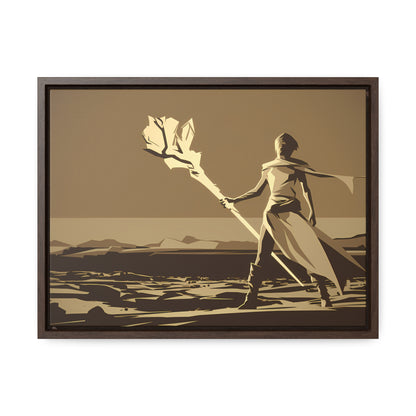 Wanderer of the Desolate Lands - Gallery Canvas Wraps, Horizontal Frame