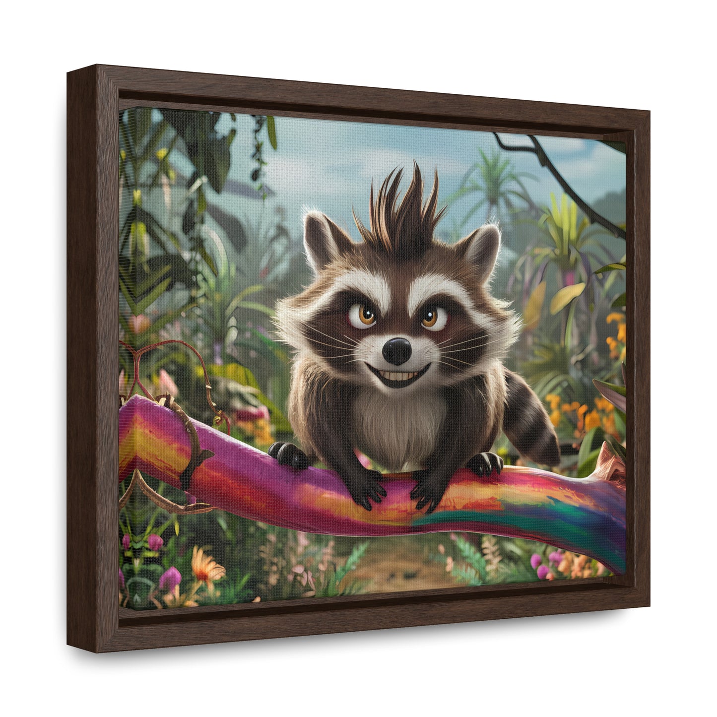 Jungle Mischief - Gallery Canvas Wraps, Horizontal Frame