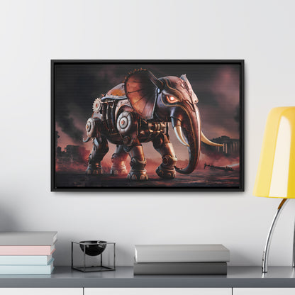 "Mechanized Titan of the Wasteland" - Gallery Canvas Wraps, Horizontal Frame