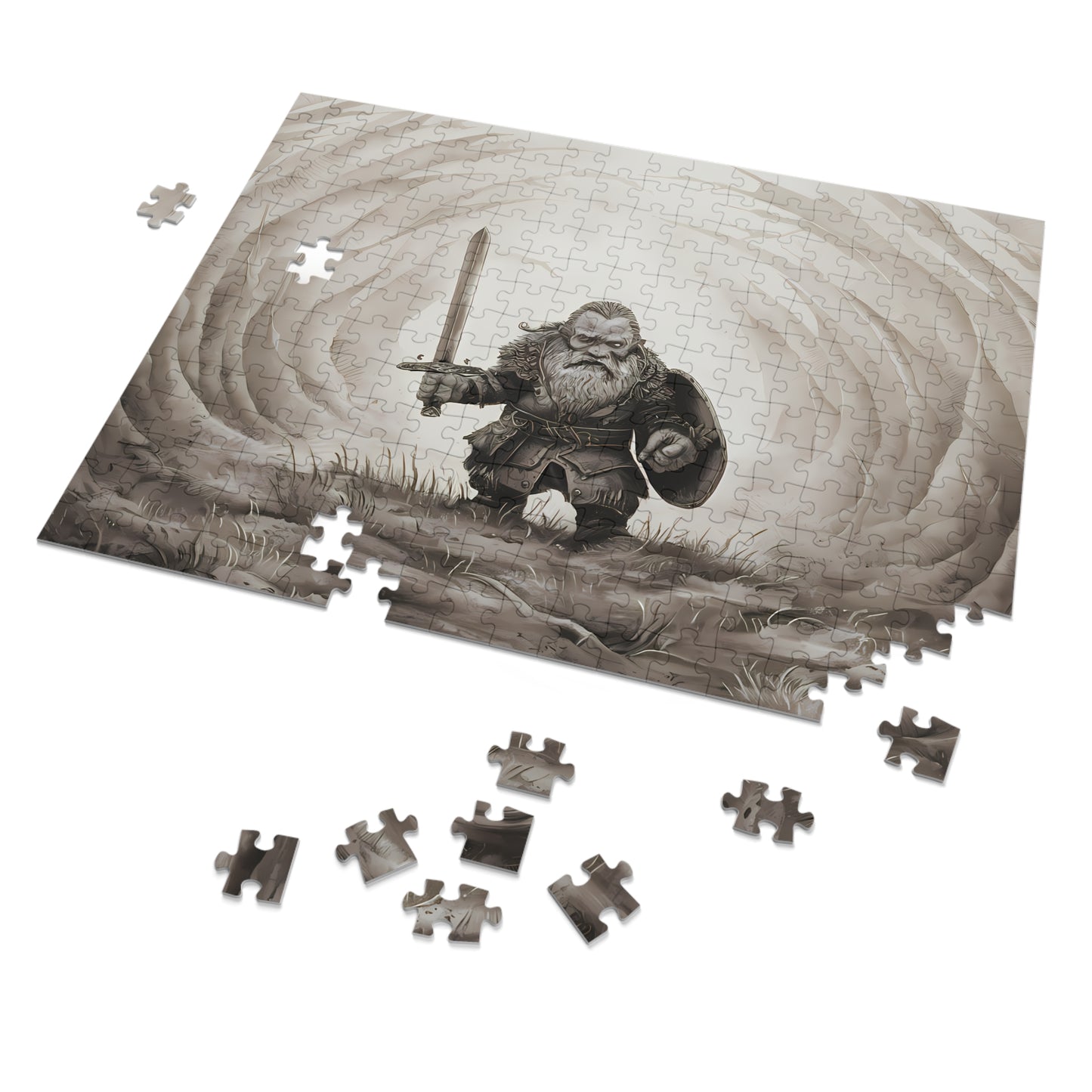 The Last Stand of the Woodland Dwarf - Jigsaw Puzzle (30, 110, 252, 500,1000-Piece)