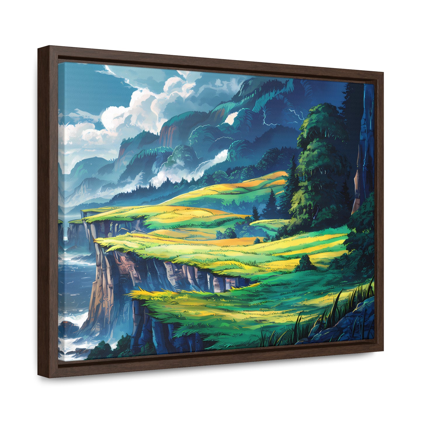 Edge of the Wild Coast - Gallery Canvas Wraps, Horizontal Frame