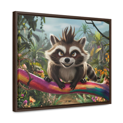 Jungle Mischief - Gallery Canvas Wraps, Horizontal Frame