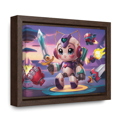 Battle Bot Hero - Gallery Canvas Wraps, Horizontal Frame