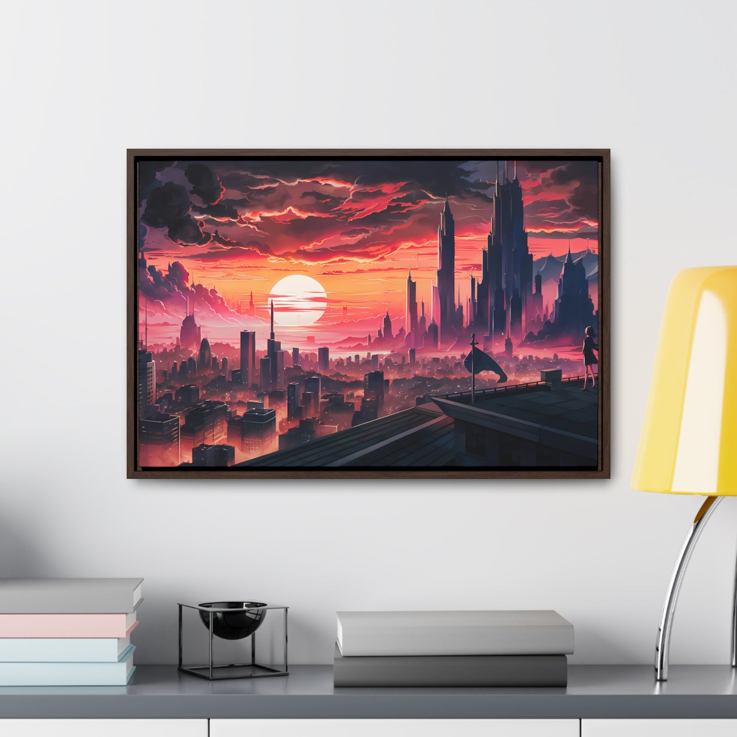 City of the Last Dawn - Gallery Canvas Wraps, Horizontal Frame