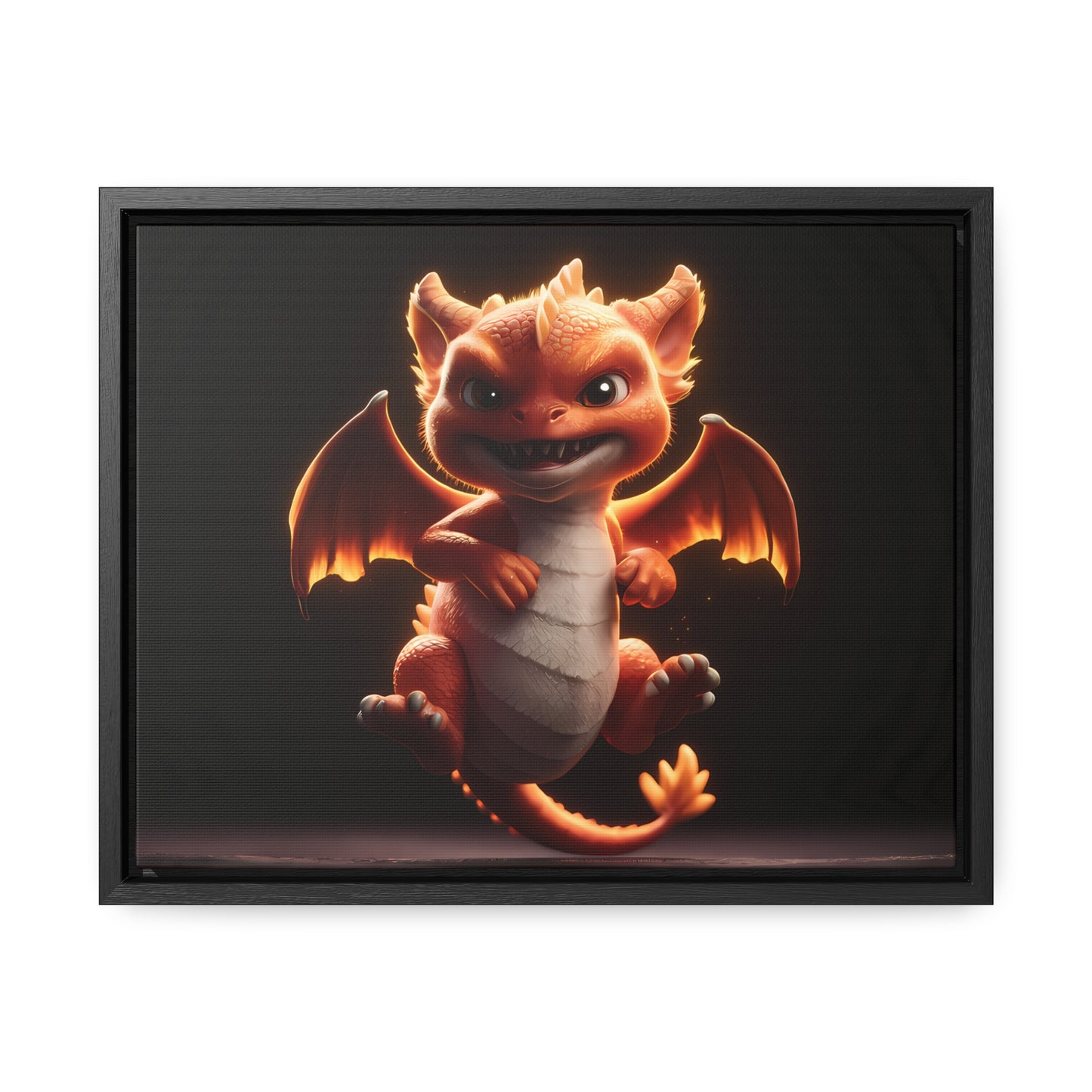 Fiery Mischief - Gallery Canvas Wraps, Horizontal Frame