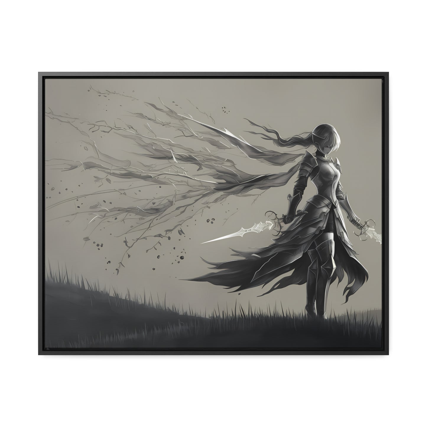 Blade of the Abyss - Gallery Canvas Wraps, Horizontal Frame