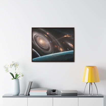 Galactic Odyssey - Gallery Canvas Wraps, Horizontal Frame