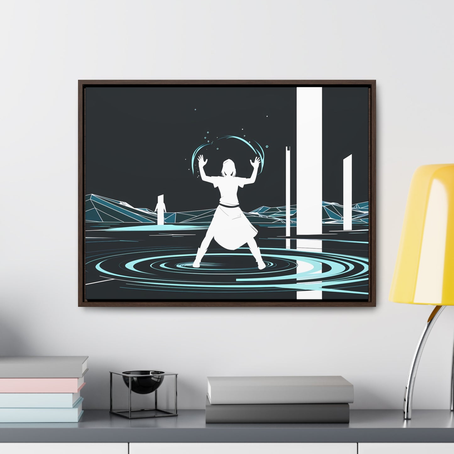 Resonance of the Void - Gallery Canvas Wraps, Horizontal Frame