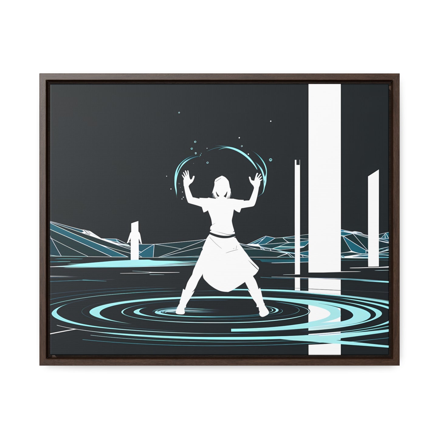 Resonance of the Void - Gallery Canvas Wraps, Horizontal Frame