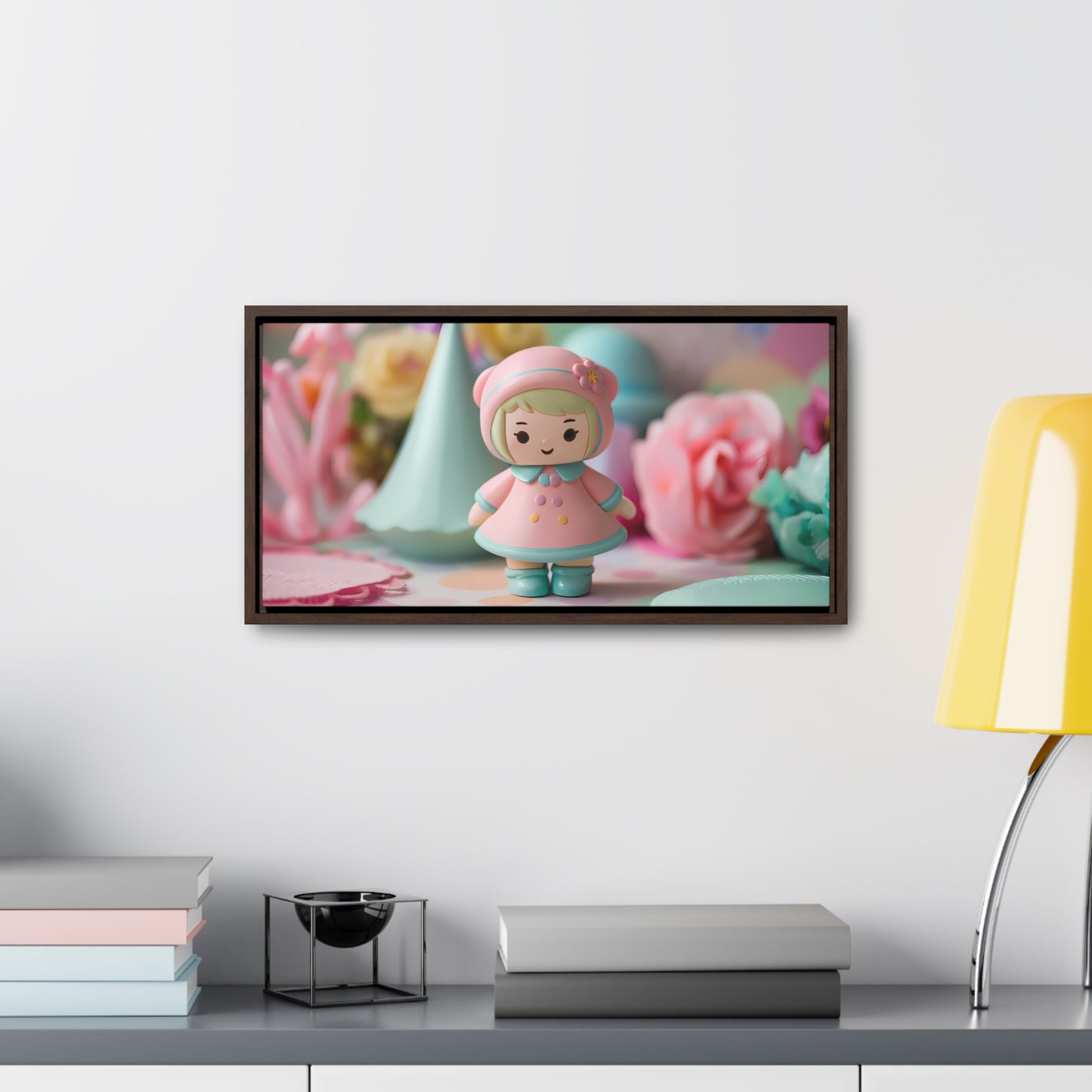 Sweet Pastel Dreamland - Gallery Canvas Wraps, Horizontal Frame