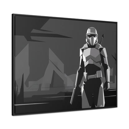 The Lone Protector - Gallery Canvas Wraps, Horizontal Frame